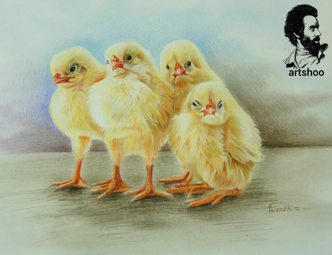 نقاشی مدادرنگی